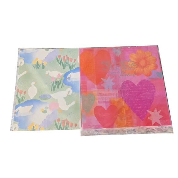 Hallmark & Carlton Cards Assorted vintage Gift Wrap Lot of 20 Packs NWT - Picture 6 of 9